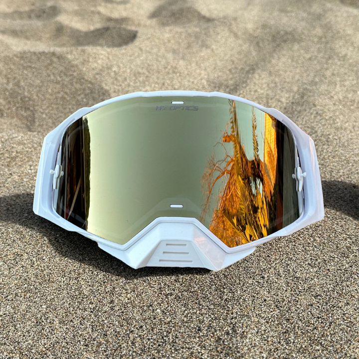 MX GOGGLES WHT-WHT