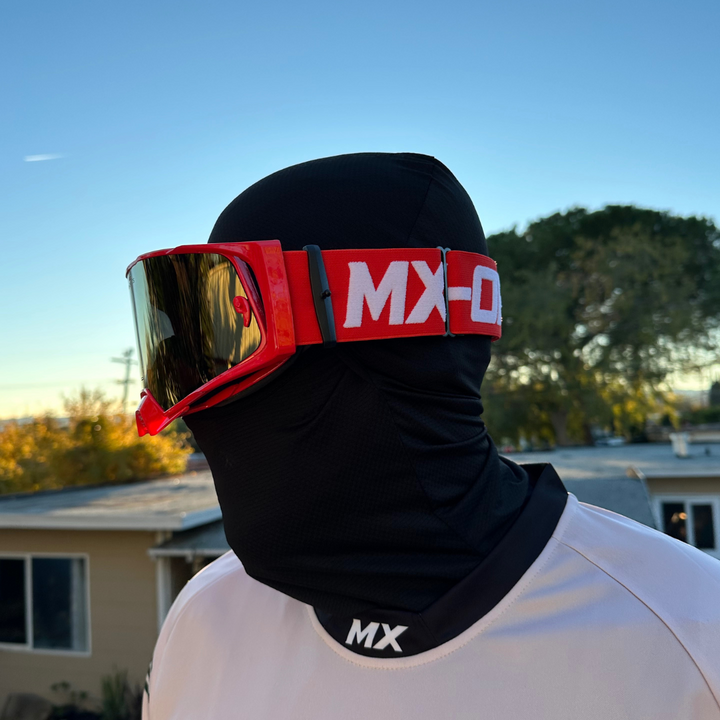 MX GOGGLES RED-WHT