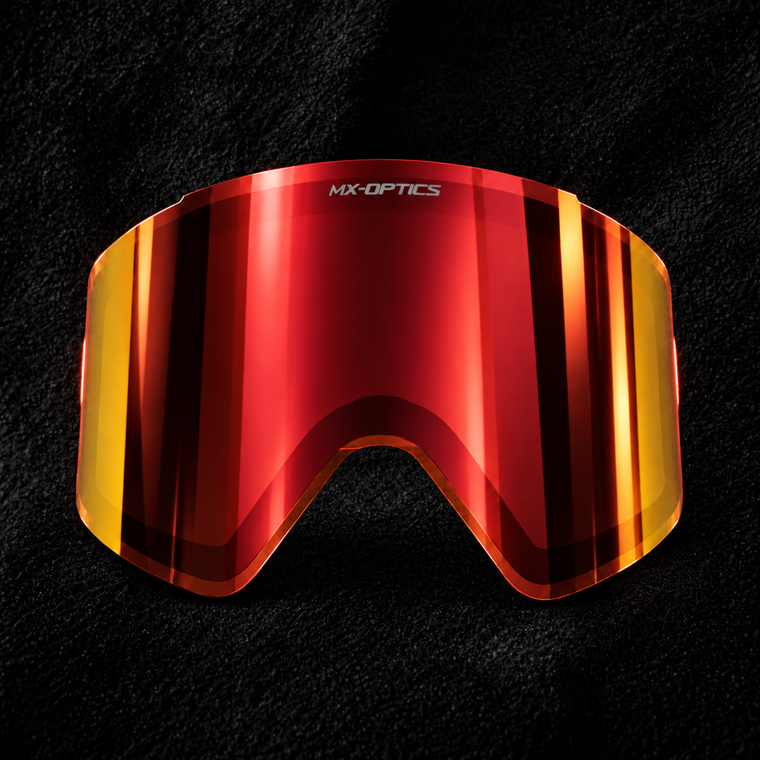 MX SNOW LENS REVO RED